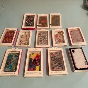 Lot of 12 NIB iPhone Cases Rifle Paper & Vera Bradley